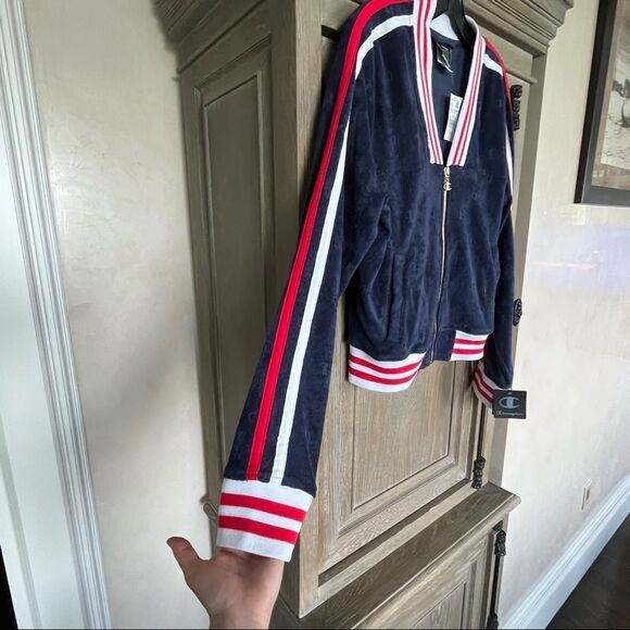 Champion Imperial Terry Cloth Warm-Up Jacket Medium NWT - Picture 12 of 17